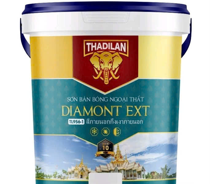 Daimond Ext Sơn Bán Bóng Ngoại Thất 18L