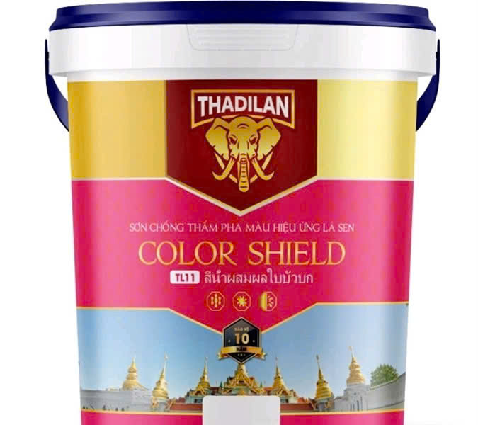 Color Shield Sơn Chống Thấm Pha Màu HIệu Ứng Lá Sen 18L