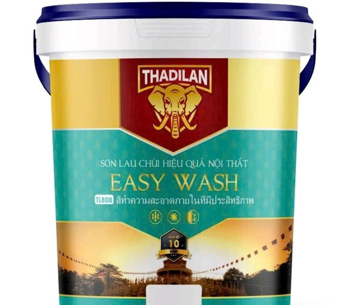 Eesy Wash Sơn Lau Chùi Hiệu Quả Nội Thất 18L